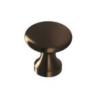 7/8" Diameter Knob In Unlacquered Oil Rubbed Bronze