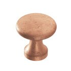 1 1/8" Diameter Knob In Distressed Antique Copper