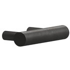 1 1/2" Centers European Bar Pull in Distressed Black