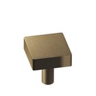 1" Square Knob/Shank In Distressed Oil Rubbed Bronze