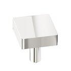 1 1/2" Square Knob/Shank In Polished Nickel