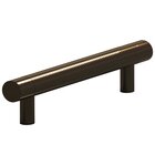 4" Centers Single Knurl Bands Pull in Oil Rubbed Bronze