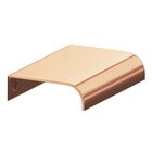 2 1/2" x 1 1/2" Edge Pull in Polished Copper