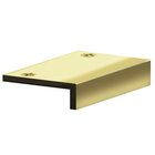 2 1/2" Long Top Mount Edge Pull in Polished Brass Unlacquered