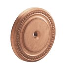1 1/2" Diameter Beaded Brass Rose In Distressed Antique Copper