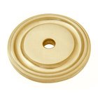 1 1/4" Diameter Backplate in Satin Brass No Lacquer