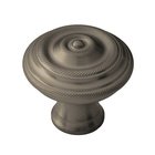 1 1/4" Diameter Double Rope Knob in Antique Burnished Nickel