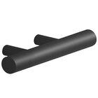 1 1/2" Centers Shank Pull in Matte Graphite
