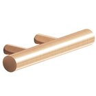 1 1/2" Centers Shank Pull in Satin Bronze