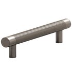 4" Centers Single Knurl Pull in Pewter