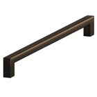 10" Centers Cabinet Pull Hand Finished  in Unlacquered Oil Rubbed Bronze