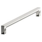 10" Centers Cabinet Pull Hand Finished in Polished Nickel