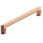 10" Centers Cabinet Pull Hand Finished in Polished Copper