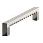 4" Centers Cabinet Pull Hand Finished in Nickel Stainless