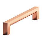 4" Centers Cabinet Pull Hand Finished in Satin Copper