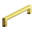 5" Centers Cabinet Pull Hand Finished in French Gold