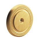 1 1/2" Diameter Beaded Backplate in Weathered Brass