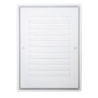Built in for Recessed Mounting Door Chime with Matte White Paintable Grille