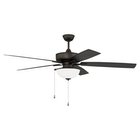 Craftmade - Porch Fan Ceiling Fan - 60" Outdoor Super Pro Fan With Bowl Light Kit And Blades