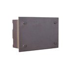 LED Industrial Rectangle Door Chime in Aged Iron