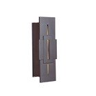 LED Stacked Rectangles Door Bell in Aged Iron