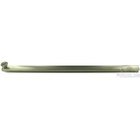 Solid Brass 12" Heavy Duty Surface Bolt with Concealed Screws in Brushed Nickel