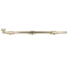 Solid Brass 18" Heavy Duty Surface Bolt in Polished Brass