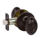 Entry Carlyle Knob in Powder Coated Black