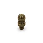 Solid Brass Acorn Tip Cabinet Hinge Finial (Sold Individually) in Antique Brass