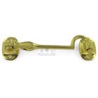 Solid Brass 4" British Style Cabin Hook in Polished Brass