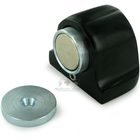 Solid Brass Magnetic Dome Stop in Paint Black