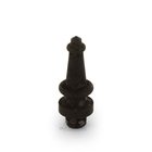 Solid Brass Steeple Tip Door Hinge Finial (Sold Individually) in Oil Rubbed Bronze