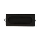 Solid Brass 3 1/8" x 15/16" Rectangle Flush Pull in Oil Rubbed Bronze