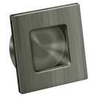 Solid Brass Square Flush Pull in Antique Nickel