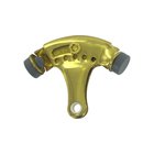 Solid Brass Hinge Mounted Adjustable Hinge Pin Stop in Polished Brass