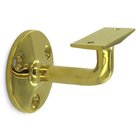 Solid Brass 3" Projection Hand Rail Bracket (Sold Individually) in PVD Brass