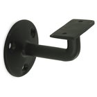 Solid Brass 3" Projection Hand Rail Bracket (Sold Individually) in Paint Black