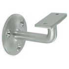 Solid Brass 3" Projection Hand Rail Bracket (Sold Individually) in Brushed Chrome