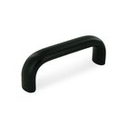 Solid Brass 3" Centers Wide Wire Pull in Paint Black