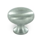 Solid Brass 1 1/4" Diameter Solid Round Knob in Brushed Chrome