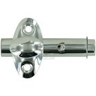 Solid Brass Mortise Bolt in Polished Chrome
