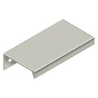 2 15/16" Modern Angle Aluminum Edge Pull in Brushed Nickel