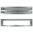 Solid Brass Heavy Duty Mail Slot in Polished Chrome