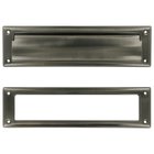 Solid Brass Mail Slot in Antique Nickel