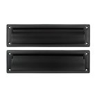 Mail Slot 13 1/8" with Interior Flap in Paint Black