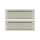 Mail Slot 8 7/8" with Back Plate in Brushed Nickel