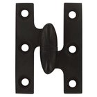 Solid Brass 2" x 1 1/2" Right Handed Olive Knuckle Hinge (Sold Individually) in Oil Rubbed Bronze