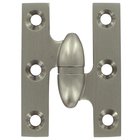Solid Brass 2" x 1 1/2" Right Handed Olive Knuckle Hinge (Sold Individually) in Brushed Nickel