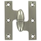 Solid Brass 2 1/2" x 2" Right Handed Olive Knuckle Hinge (Sold Individually) in Brushed Nickel