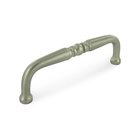 Solid Brass 3 1/2" Centers Traditional Wire Pull in Brushed Nickel